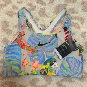 Nike Colorful Parrot Print Sports Bra